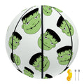 Halloween Frankenstein Pattern Print Basketball