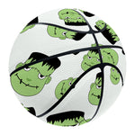 Halloween Frankenstein Pattern Print Basketball