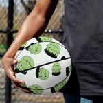 Halloween Frankenstein Pattern Print Basketball
