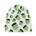 Halloween Frankenstein Pattern Print Beanie