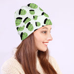 Halloween Frankenstein Pattern Print Beanie
