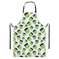 Halloween Frankenstein Pattern Print Bib Apron With Pocket