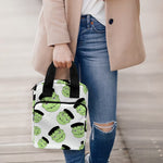 Halloween Frankenstein Pattern Print Bible Tote Bag