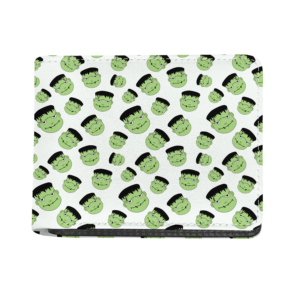 Halloween Frankenstein Pattern Print Bifold Wallet