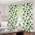 Halloween Frankenstein Pattern Print Dimout Grommet Curtains