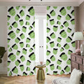 Halloween Frankenstein Pattern Print Dimout Pencil Pleat Curtains