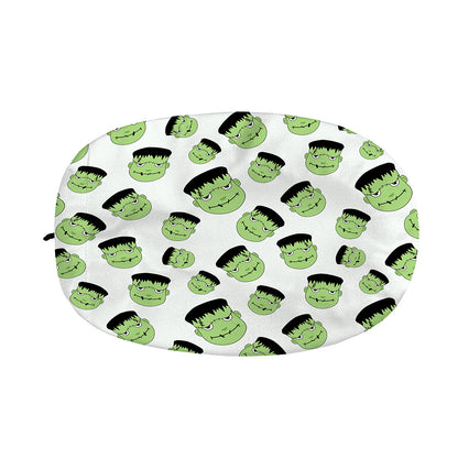 Halloween Frankenstein Pattern Print Car Side Mirror Covers