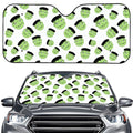 Halloween Frankenstein Pattern Print Car Windshield Sun Shade