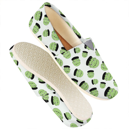 Halloween Frankenstein Pattern Print Casual Shoes