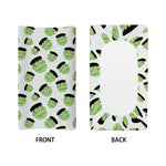 Halloween Frankenstein Pattern Print Changing Pad Cover