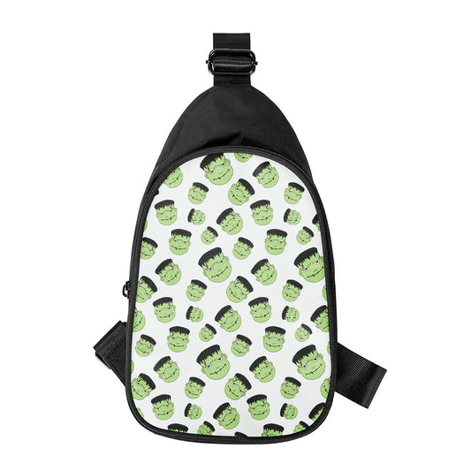 Halloween Frankenstein Pattern Print Chest Bag