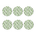 Halloween Frankenstein Pattern Print Coaster Set