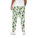 Halloween Frankenstein Pattern Print Cotton Pants