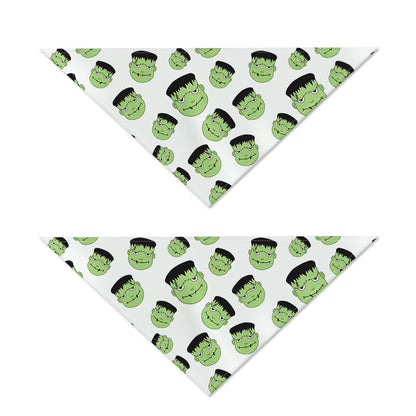 Halloween Frankenstein Pattern Print Dog Bandana