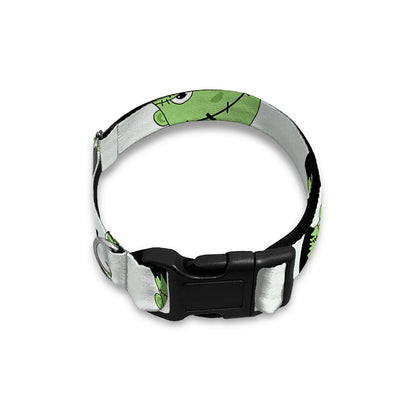 Halloween Frankenstein Pattern Print Dog Collar