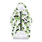 Halloween Frankenstein Pattern Print Dog Zip Up Hoodie