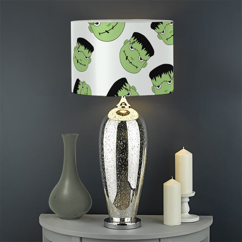 Halloween Frankenstein Pattern Print Drum Lamp Shade