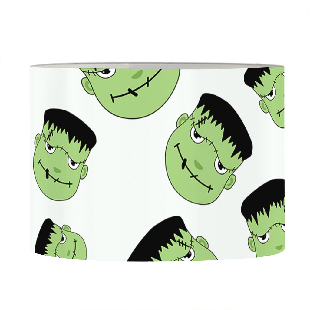 Halloween Frankenstein Pattern Print Drum Lamp Shade