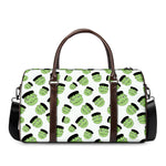 Halloween Frankenstein Pattern Print Duffle Bag