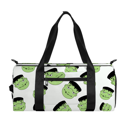Halloween Frankenstein Pattern Print Gym Bag