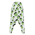 Halloween Frankenstein Pattern Print Hammer Pants