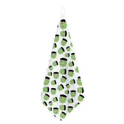 Halloween Frankenstein Pattern Print Hand Towel