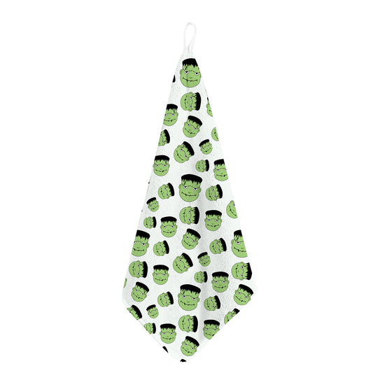 Halloween Frankenstein Pattern Print Hand Towel