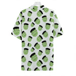 Halloween Frankenstein Pattern Print Hawaiian Shirt