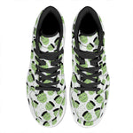 Halloween Frankenstein Pattern Print High Top Leather Sneakers