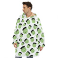 Halloween Frankenstein Pattern Print Hoodie Blanket