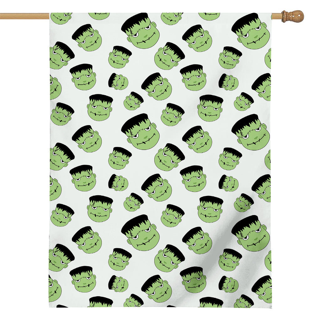 Halloween Frankenstein Pattern Print House Flag