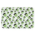 Halloween Frankenstein Pattern Print Indoor Door Mat