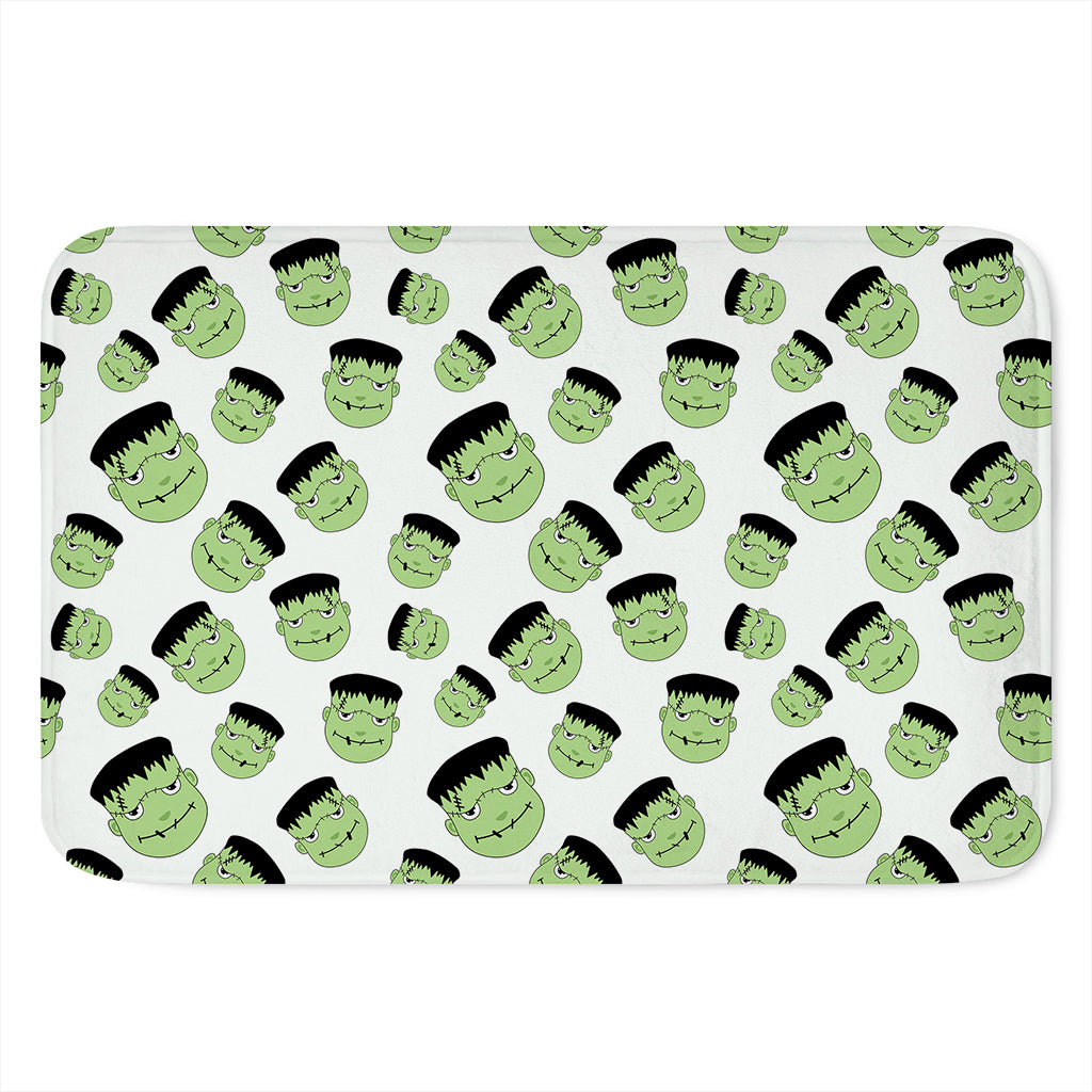 Halloween Frankenstein Pattern Print Indoor Door Mat