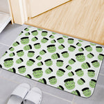Halloween Frankenstein Pattern Print Indoor Door Mat
