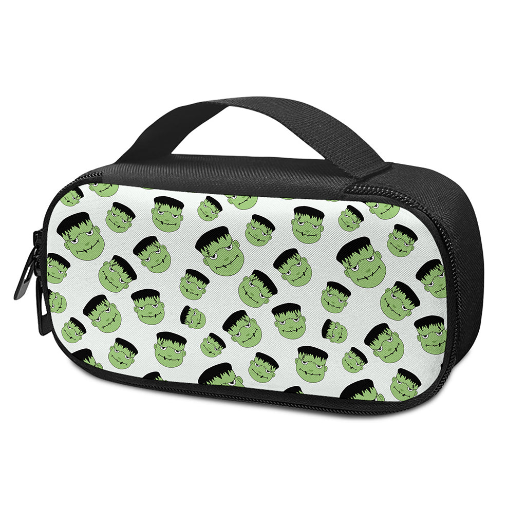 Halloween Frankenstein Pattern Print Insulin Cooler Travel Case