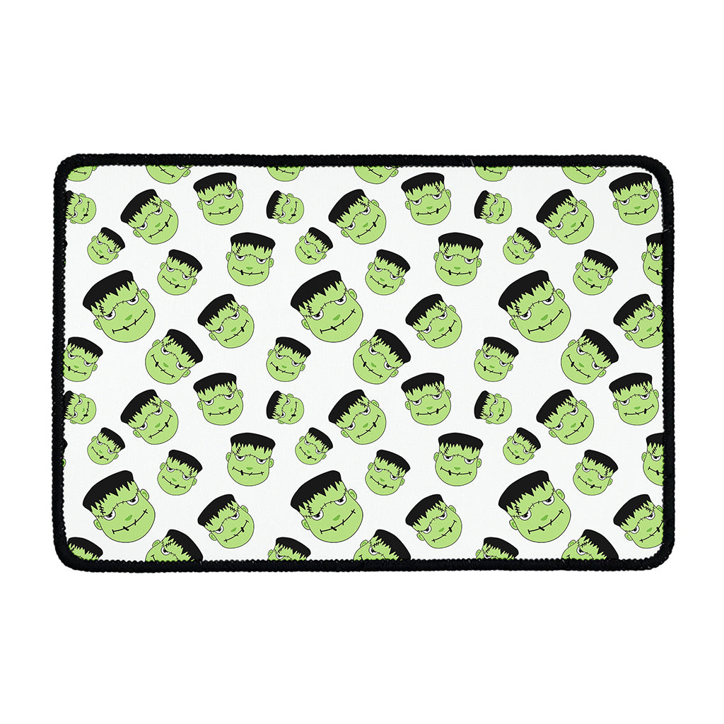 Halloween Frankenstein Pattern Print Kitchen Mat