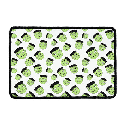 Halloween Frankenstein Pattern Print Kitchen Mat