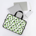 Halloween Frankenstein Pattern Print Laptop Sleeve With Handle