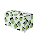Halloween Frankenstein Pattern Print Leather Tissue Box Cover