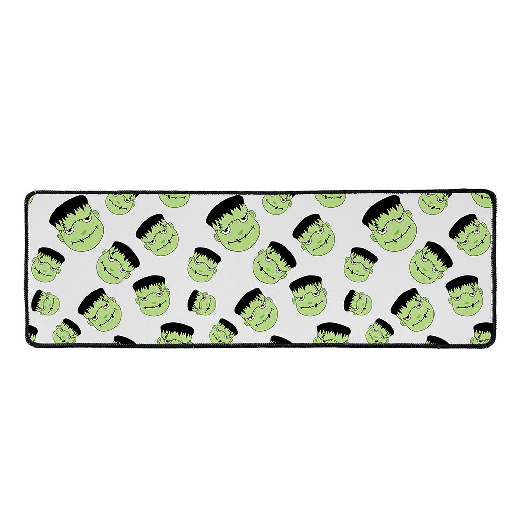 Halloween Frankenstein Pattern Print Long Kitchen Mat