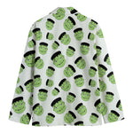 Halloween Frankenstein Pattern Print Men's Blazer