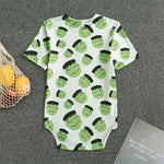 Halloween Frankenstein Pattern Print Men's Bodysuit