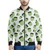 Halloween Frankenstein Pattern Print Men's Bomber Jacket