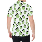 Halloween Frankenstein Pattern Print Men's Shirt