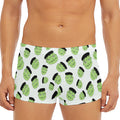 Halloween Frankenstein Pattern Print Men's Short Boxer Briefs