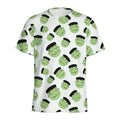Halloween Frankenstein Pattern Print Men's Athletic T-Shirt