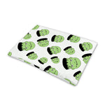 Halloween Frankenstein Pattern Print Pet Cooling Mat Cover