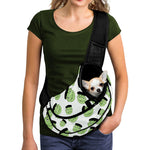 Halloween Frankenstein Pattern Print Pet Sling Carrier