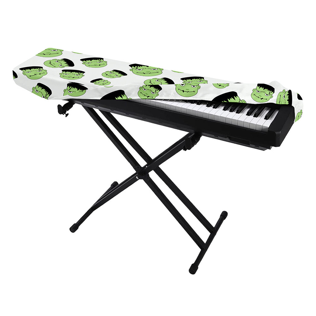 Halloween Frankenstein Pattern Print Piano Keyboard Cover