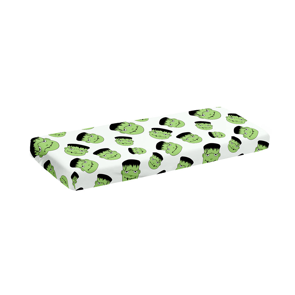 Halloween Frankenstein Pattern Print Piano Keyboard Cover